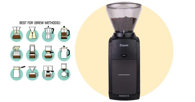Baratza Encore Coffee Grinder, Conical Burrs | FrenchPressCoffee.com