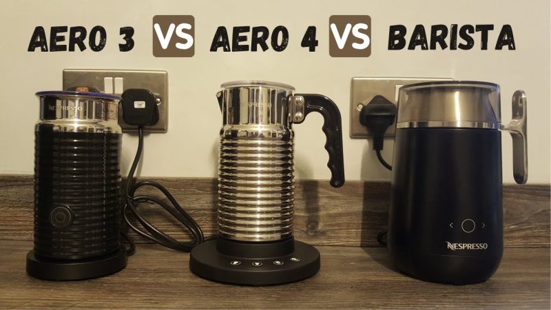 Aeroccino 3 VS Aeroccino 4 VS Barista Recipe Maker | Which Nespresso milk frother is best for you? - YouTube